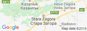 Stara Zagora map